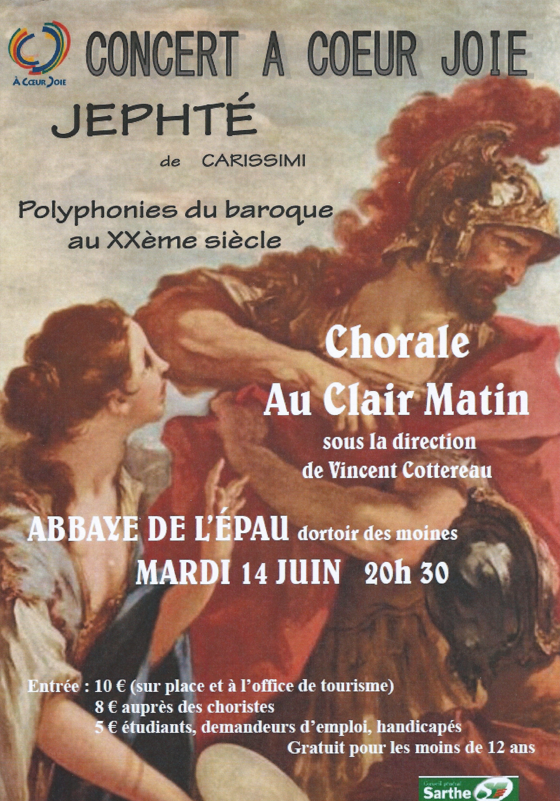 Affiche du concert de juin 2011