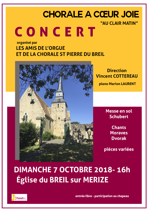Affiche du concert de 2018 au Breil