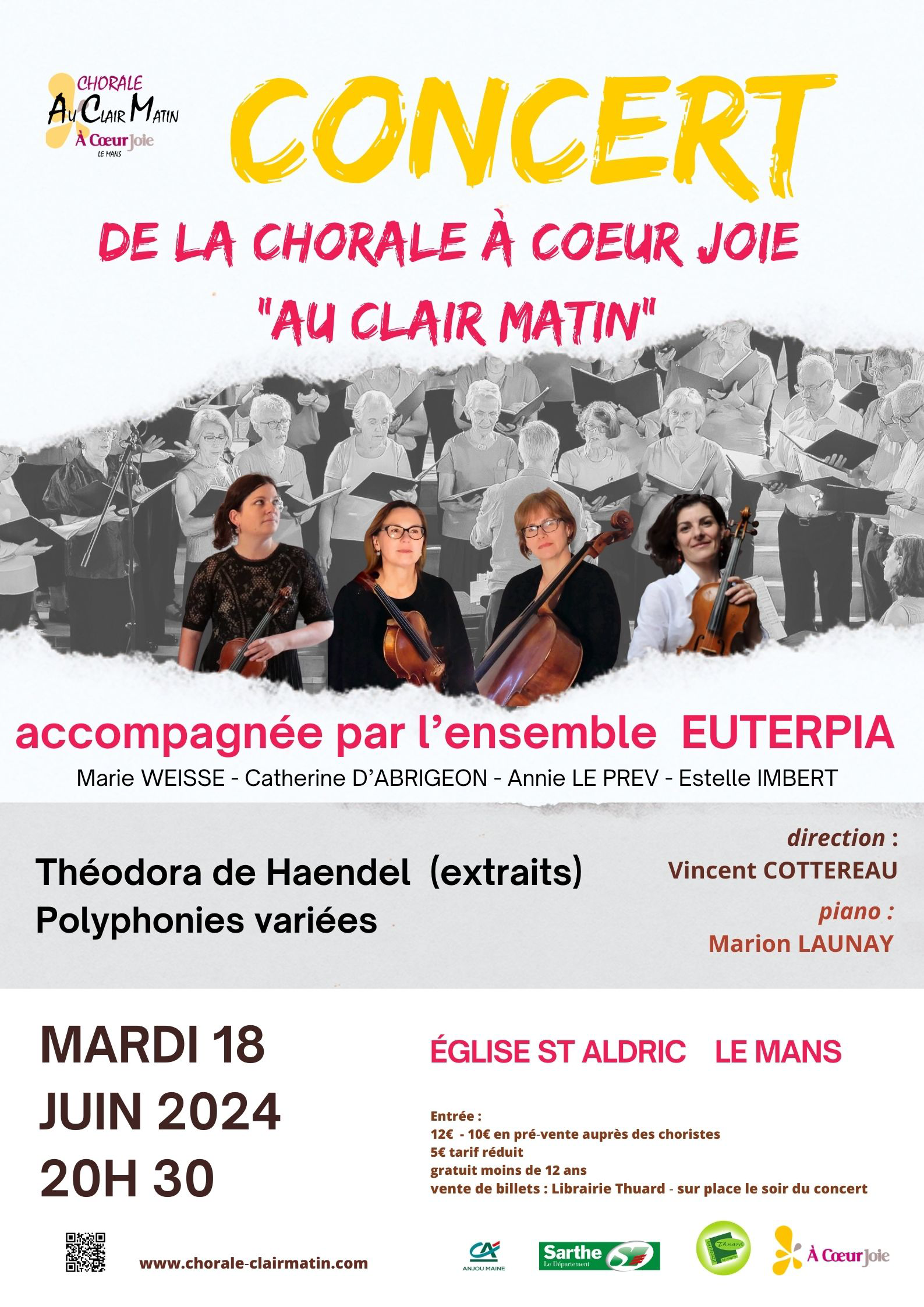 Affiche du concert de juin 2024